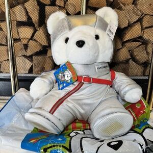 Hudsons Santa Bear 2001 Astronaut Mission‎ Planet Christmas SB2001 Silver
